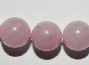 Розовый кварц матовый - браслетные бусины