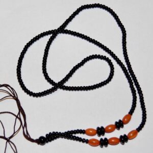 Бисерное ожерелье ручной работы для бусин дзи