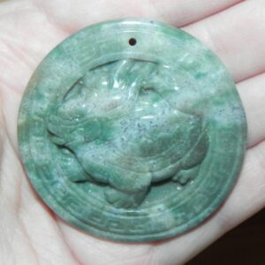 Медальон Драконочерепаха в агате